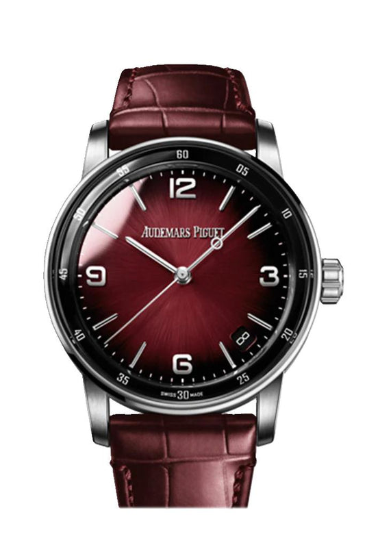 Audemars Piguet Code 11.59 41 White Gold/Sapphire Burgundy Dial 15210BC