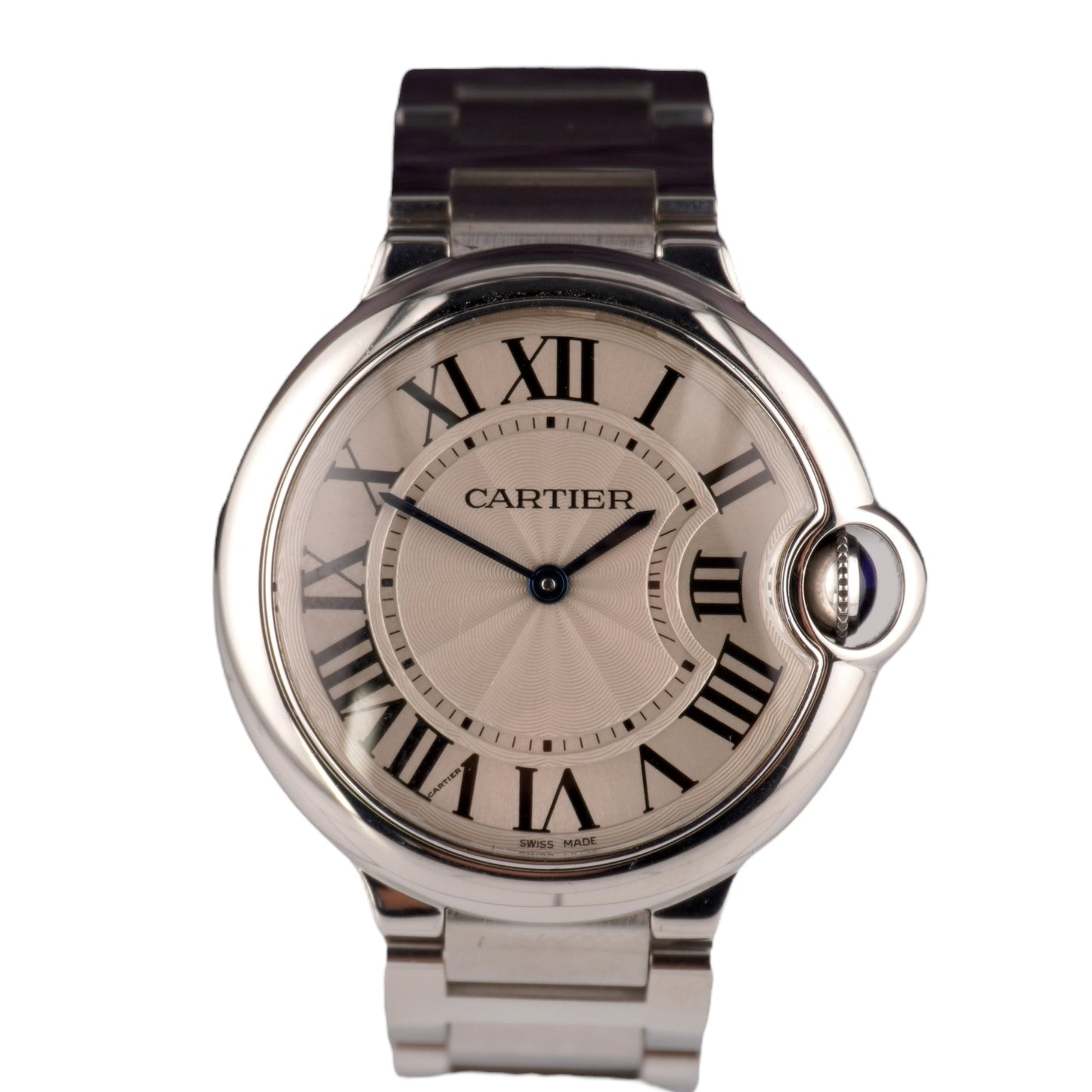 Cartier Ballon Bleu 36mm Automatic Quartz Dial Mens Watch 3005