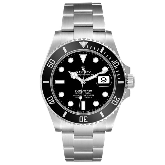 Rolex Submariner Date 41mm Ceramic Stainless Steel Black Dial 126610LN