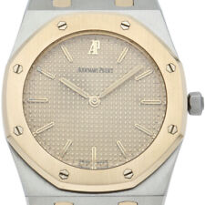 Audemars Piguet 33mm Royal Oak Gold Dial YG Bezel 2 Tone 18k Yellow Gold & Stainless Steel Watch 56303SA